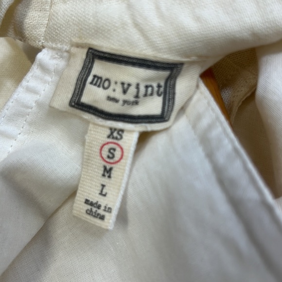 Mo : Vint New York Linen Cotton Sleeveless Dress SZ S - Picture 5 of 10